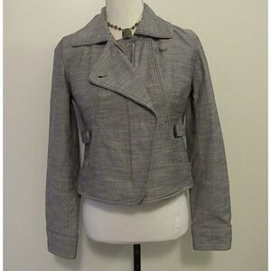 Vintage Y2K Apostrophe Asymmetric Grey Tailored Jacket